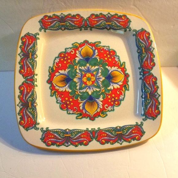 Ceramica Nova Deruta Other - Ceramica Nova Deruta Square Platter